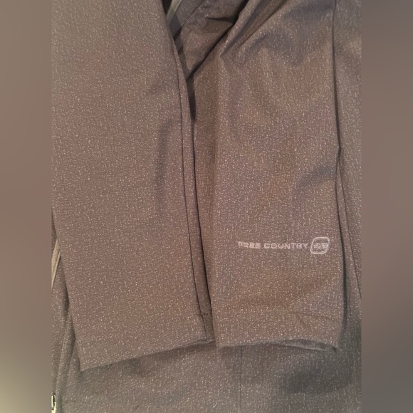 Free Country Women's Hooded Black Lined Jacket Size Medium Soft Shell - Picture 7 of 17